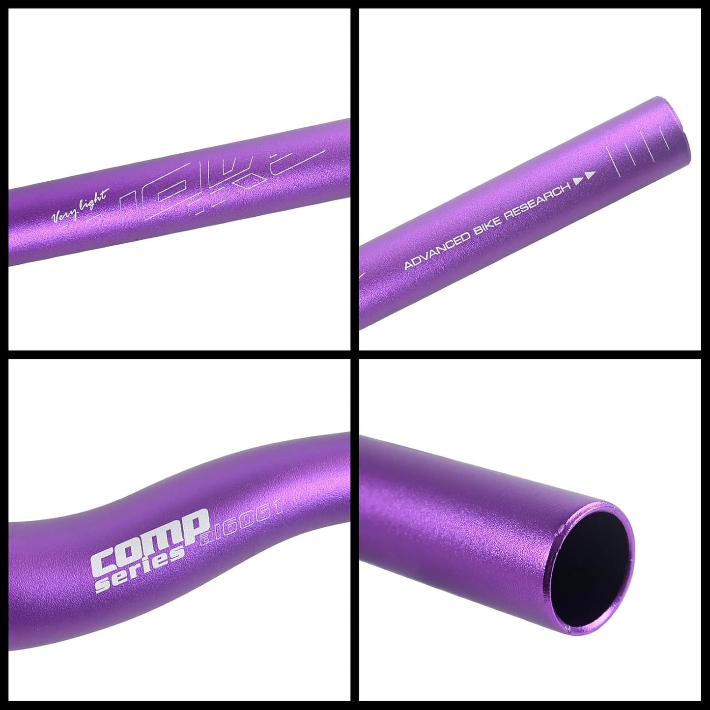Wake Bicycle Handlebars 31.8 mm Mountain Bike Handlebar 720mm/780mm Aluminium Alloy MTB Handlebar Bicycle Riser Bars Extra Long Bicycle Handlebars for Downhill Cycling Racing