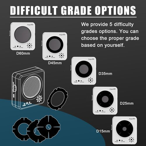 Angeebin Laser Target & 9mm Laser Training Cartridge Kit, Suitable for Dry Fire Training (Laser Target Kit-9mm Cartridge)