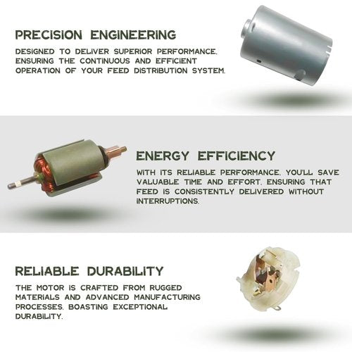 Highwild 6-Volt 1/8" Shaft Feeder Replacement Motor
