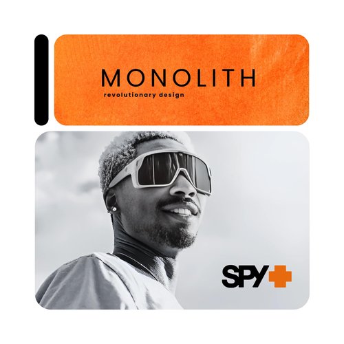 Spy Monolith 6700000000148 62MM Matte Black/Happy Gray Green Polarized Black Spectra Mirror Rectangular Sunglasses for Men +BUNDLE with ACCESSORY EYEWEAR KIT