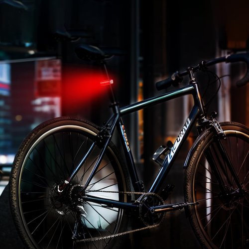 KELNOW Bike Tail Light, 40 Hours Long Runtime, USB Rechargeable, Ultra Bright LED Bicycle Rear Light, 5 Light Modes, IPX5 Waterproof Taillight for Night Riding