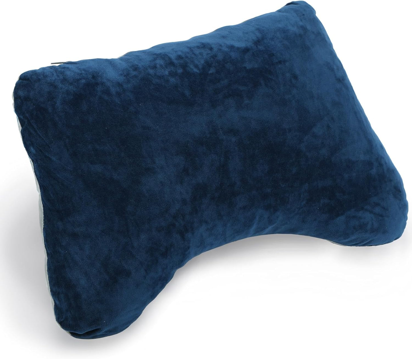 REDCAMP Small Camping Pillow Lightweight and Compressible, Flannel Travel Pillow with Removable Pillow Cover, 2 Pack