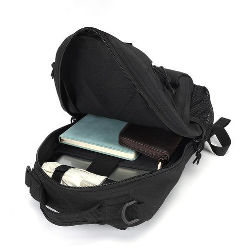 BAIXINGBAGS 20L Mini Small tactical backpack for men, MOLLE System Daypack black gym hunting backpack Comfortable for Hiking Camping