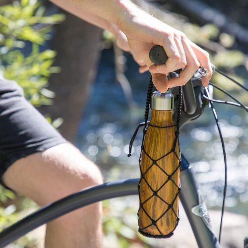 HydroNet Handle - Compatible with S'well, Simple Modern, Mira, Manna Stainless Steel Water Bottles — Available in 9 oz, 17 oz, 25 oz (Turquoise, 17 oz)