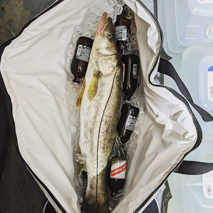 Buffalo Gear Insulated Fish Cooler Bag 40x18in 48x18in Leakproof Kill Bag Portable Waterproof Keep Ice Cold More Than 24 Hours