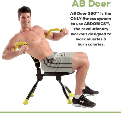 Ab Fitness Machine System Provides An Abdonimal And Muscle Activating Workout with Aerobics to Burn Calories and Workout