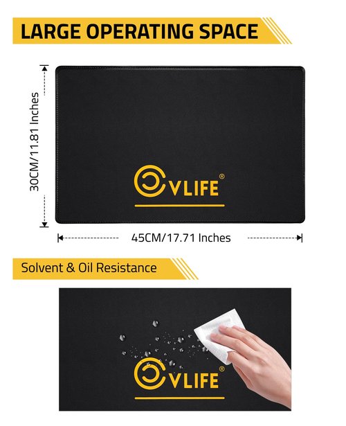 CVLIFE Gun Cleaning Kit for 9mm .223/5.56mm 12GA .38 & .357 Cal, Gun Cleaning Supplies with Bore Cleaner, Gun Cleaning Mat, Patches, Swabs, Gun Brushes, Cleaning Pick, Oil Bottle