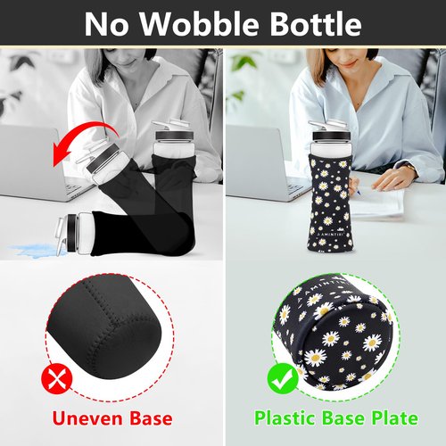 Cute Sleeve Compatible with 22oz 32oz Cirkul Plastic & Stainless Steel, Neoprene Insulator Sleeve for Cirkul, Sleeve for Cirkul with Convenient Handle Strap (Magic School, 22 Ounces)