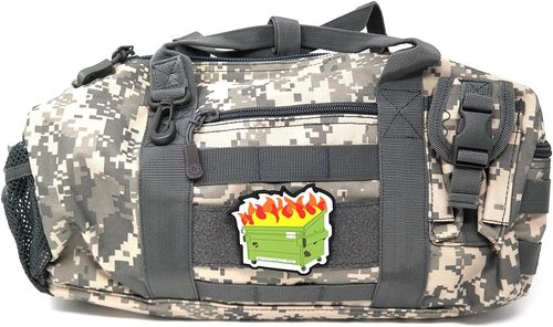 Dumpster Fire Hook and Loop Patch | PVC Rubber Tactical Patch | Funny Tactical Patch