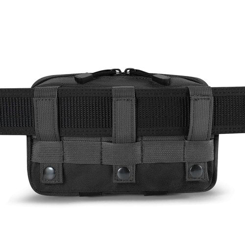 HOUSON Molle Tactical Bag, Belt Bag Pouch Utility Tactical Cell Phone Bag EDC Pouch for Running, Cycling