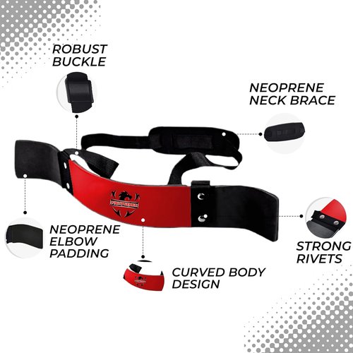 FIGHTSENSE Arm Blaster Biceps Curl Triceps Muscle Isolator Bomber Fitness Gym Workout Training Support