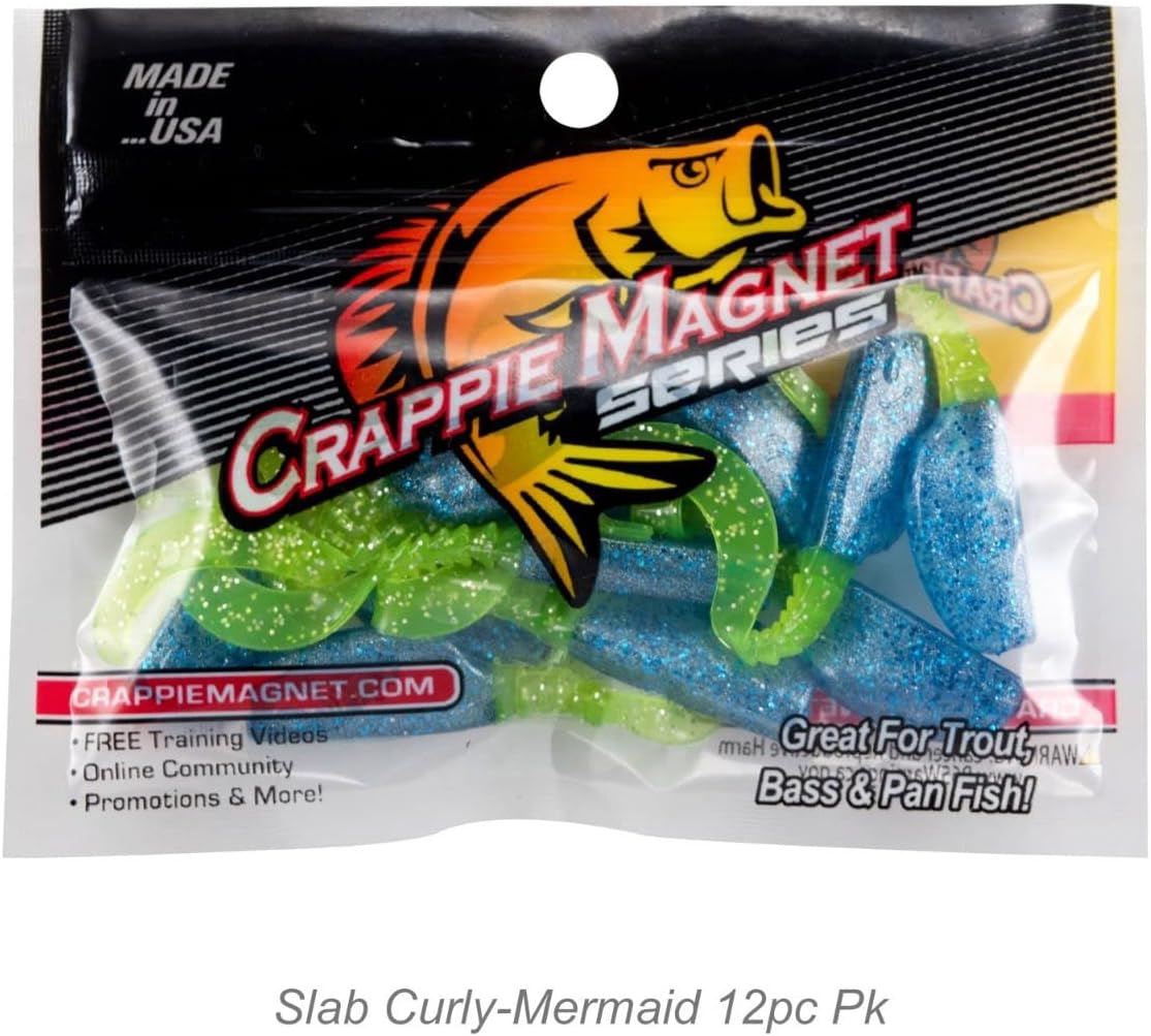 Slab Curly 12-Piece Curly Tail Jig Pack