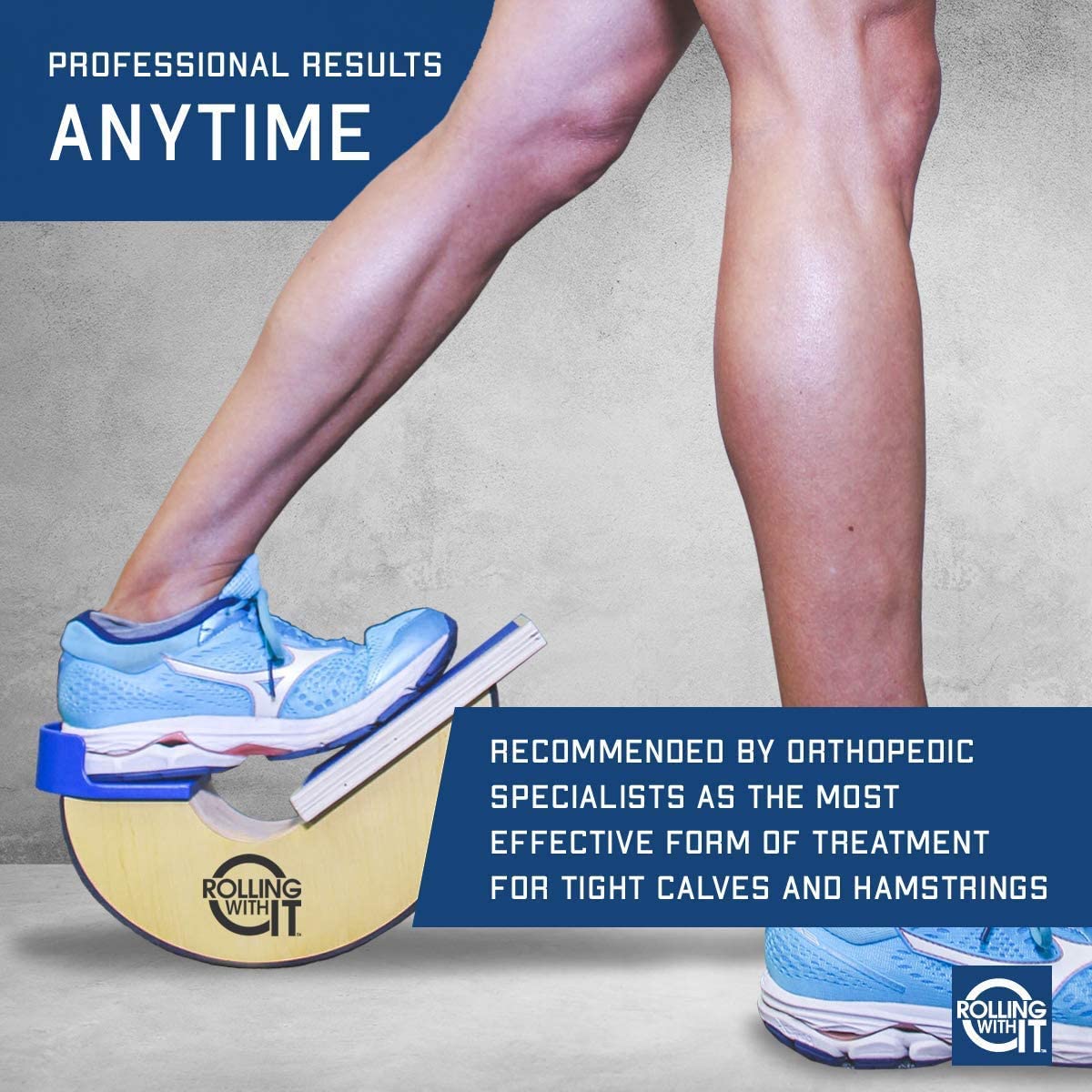 Premium Calf Stretcher and Foot Rocker for Plantar Fasciitis Relief, Achilles Tendonitis, Increase Mobility and Flexibility, Improve Range of Motion With our Foot Stretcher