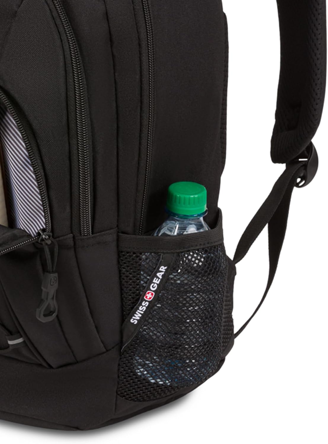 SwissGear 1186 Bungee Backpack, Grey (Laptop Version), 17.75 inch