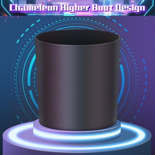 WUQID Chameleon Higher Silicone Boot, Compatible with Stanley Quencher H2.0 40oz 30oz 20oz & IceFlow Flip 30oz 20oz, Reduces Dents Water Bottle Sleeve Anti-Slip Cover