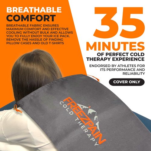 Freezguard Cold Therapy Gel Pack Cover by Freezpain (Large)- 13.8" x 21.3"