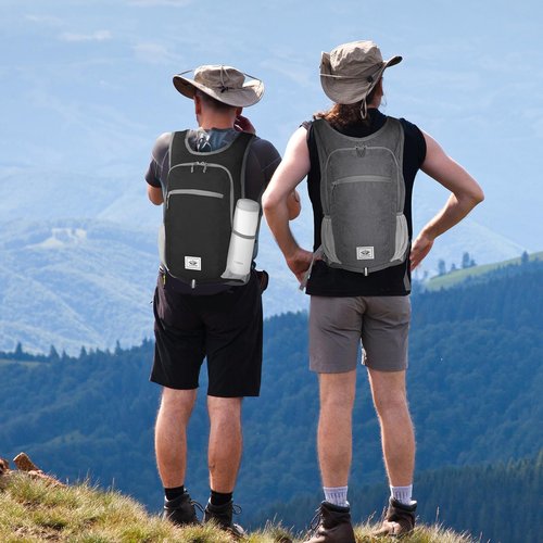 NB2GHYQJ Hiking Backpack Small Lightweight Packable Foldable foldable backpack Packable Camping Hiking for Backpack (Black)