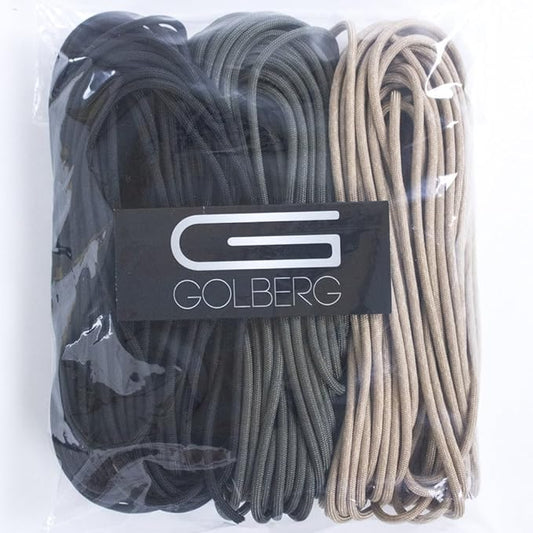 GOLBERG 750lb Paracord/Parachute Cord – Mil-Spec Type IV 750 lb Tensile Strength – Mil-C-5040-H – 100% Nylon