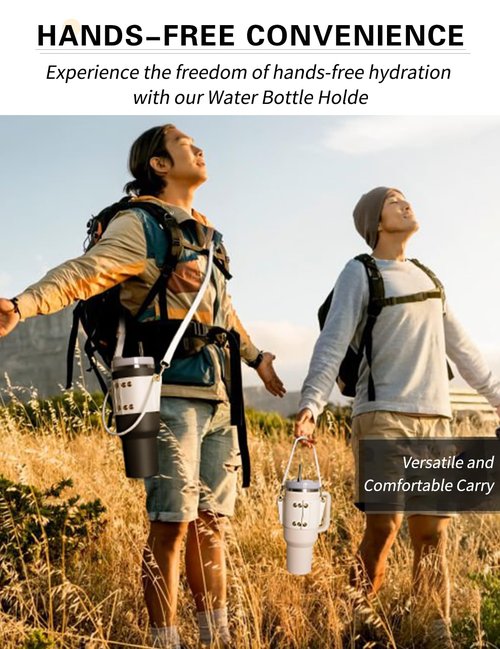 Water Bottle Holder with Strap