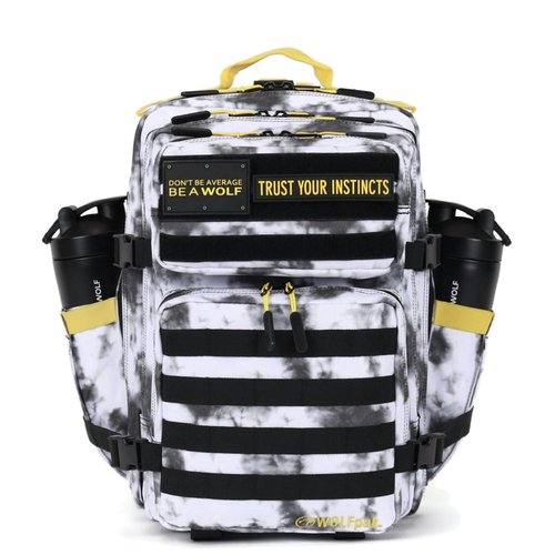 WOLFpak 35L Backpack (Timber Wolf Yellow Jacket) Medium Gym and Travel Backpack, Military Grade, Multipurpose Utility Bag for Men and Women, Heavy-Duty & Durable