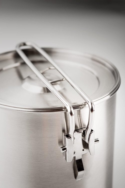 GSI Outdoors Glacier Stainless 1.1 L Boiler For Ultralight Backpacking and Camping