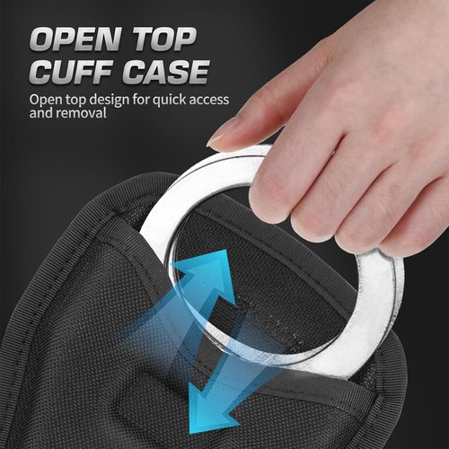 Open Top Handcuff HolderHandcuff Case, Trusted Gear for Law Enforcement Professionals