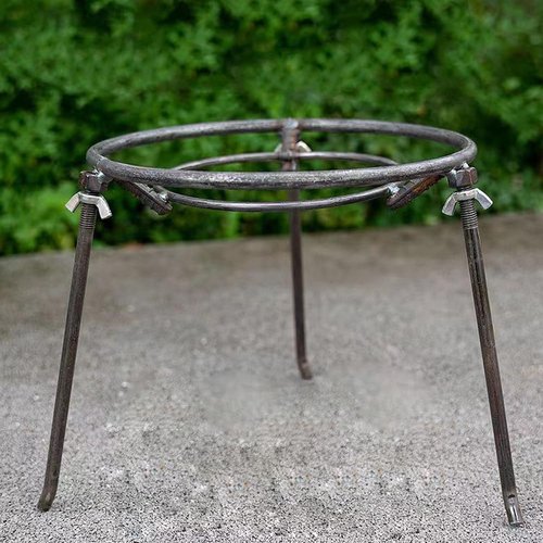 HAORIZISHOP Campfire Tripod,Camping Pans Open Fire Tripod Campfire Camping Backyards Patios Pot Stand Camping Tripod for Cooking