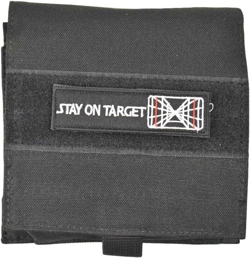 Jadedragon Stay ON Target Embroidered Morale Hook Fastener Patch (Target)