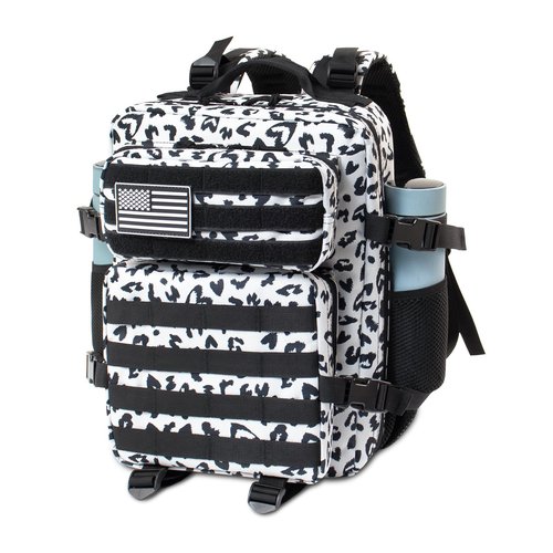 CtopxCone 25L Small Military Tactical Backpacks For Men Camping Hiking Trekking Daypack With Bottle Pouch Bug Out Bag Lage MOLLE DayPack - 25L Heart Print Work Pack Daily Backpack