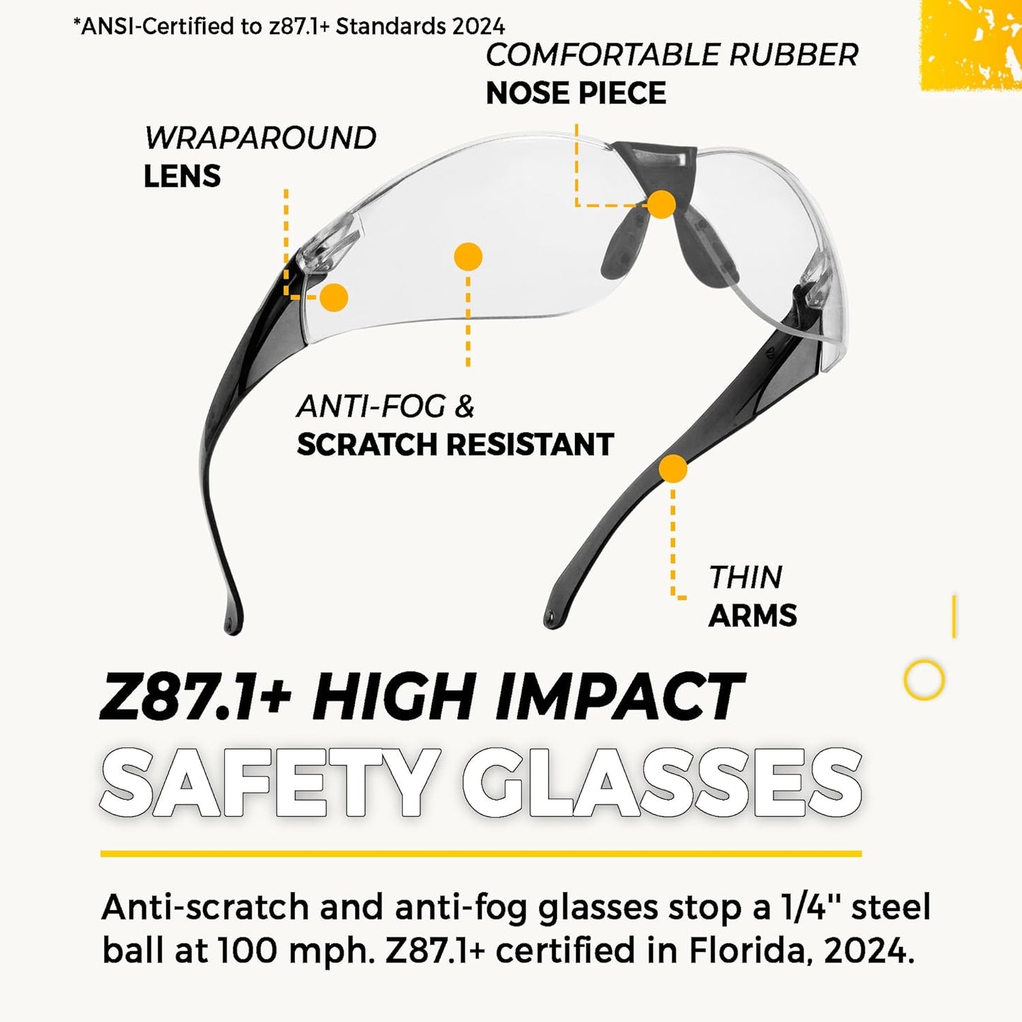 TradeSmart High-Performance Earmuffs for Shooting Range & Shooting Eye Protection Glasses + Firearm Confidence Course