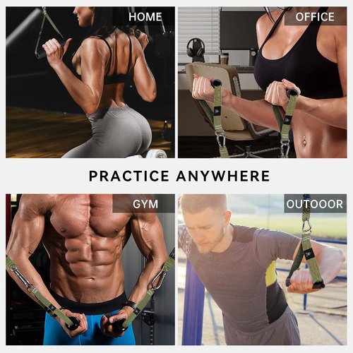 YLUERTDOO Covered Resistance Bands Set,Resistance Bands for Working Out with Handles,Door Anchor,Ankle Strap,40lbs to 80lbs Resistance Tubes with Protective Sleeves Anti-Snap,up to 300lbs