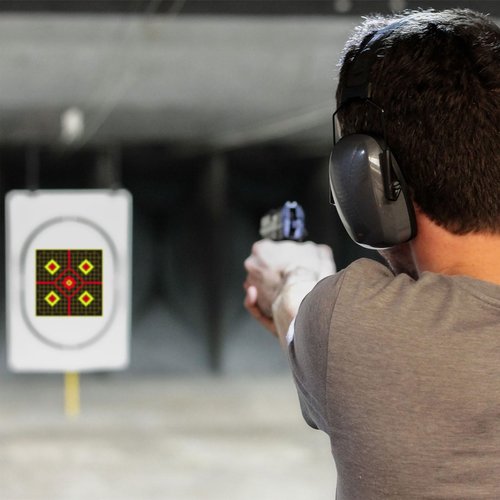 LikeLety 25 Pack 8x8 Inch Splatter Adhesive Targets Stickers for Outdoor Indoor Shooting Practice