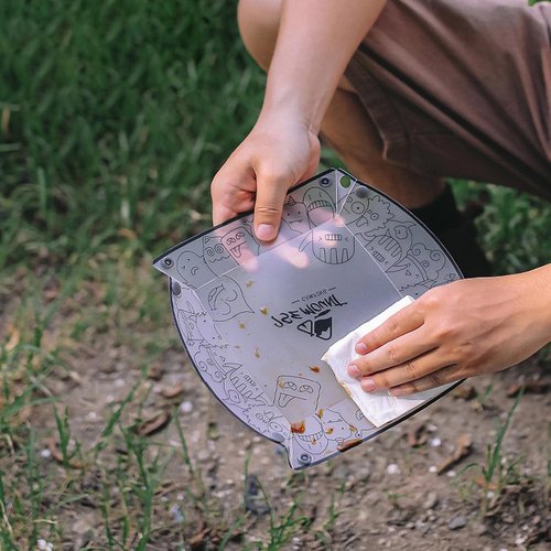 CHENSHUO Collapsible Bowl Plate Set, Portable Camping Tableware, Food Grade Material Free Folding Plate for Outdoor Games, Family Gatherings, Business Trips