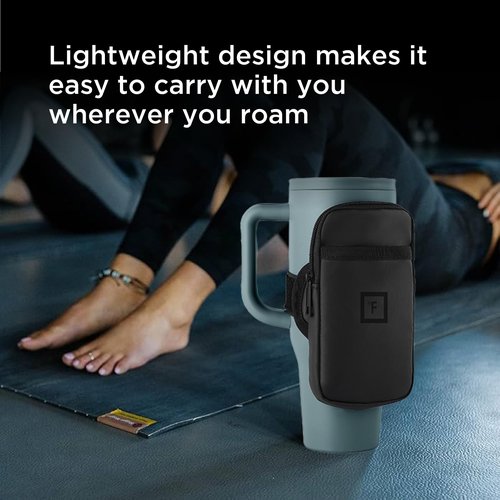 IRON °FLASK Water Bottle and Tumbler Wallet for On-the-Go Storage - Water Resistant, Adjustable, Organized Compartments, Stylish - Perfect for Active Lifestyles - 4 x 6.9 inches