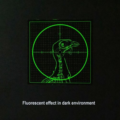 Splatter Targets Stickers, 3-inch turkeys Self Adhesive Shooting Targets Paper, 250pcs/roll, Highly Visible Instant Feedback Fluorescent Yellow Impact for BB Gun, Pellet Gun, Airsoft
