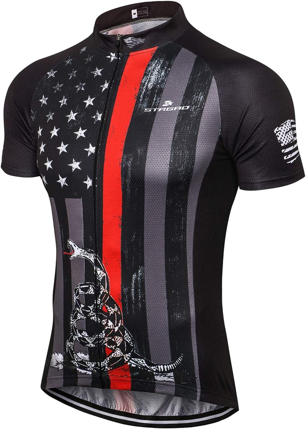 Strgao Men's Cycling Jersey Bike Short Sleeve Shirt
