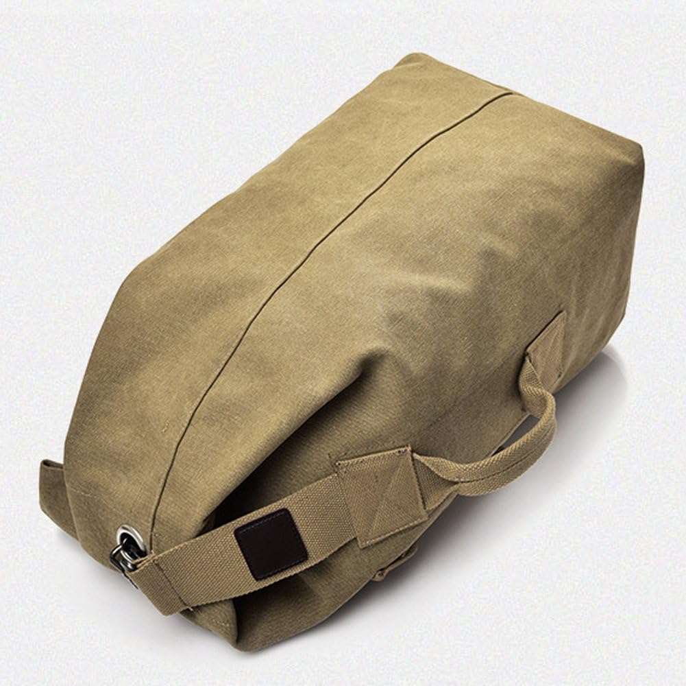 Military Duffel Bag Top Load Double Strap Canvas Backpack Army Travel Big Size