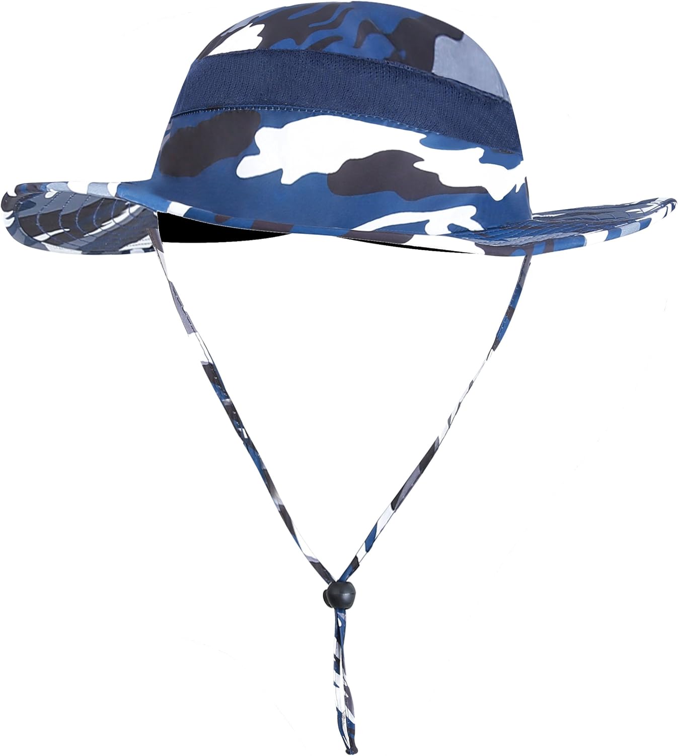 YR.Lover Outdoor UV Sun Protection Wide Brim Fishing Cap with Removable Flap