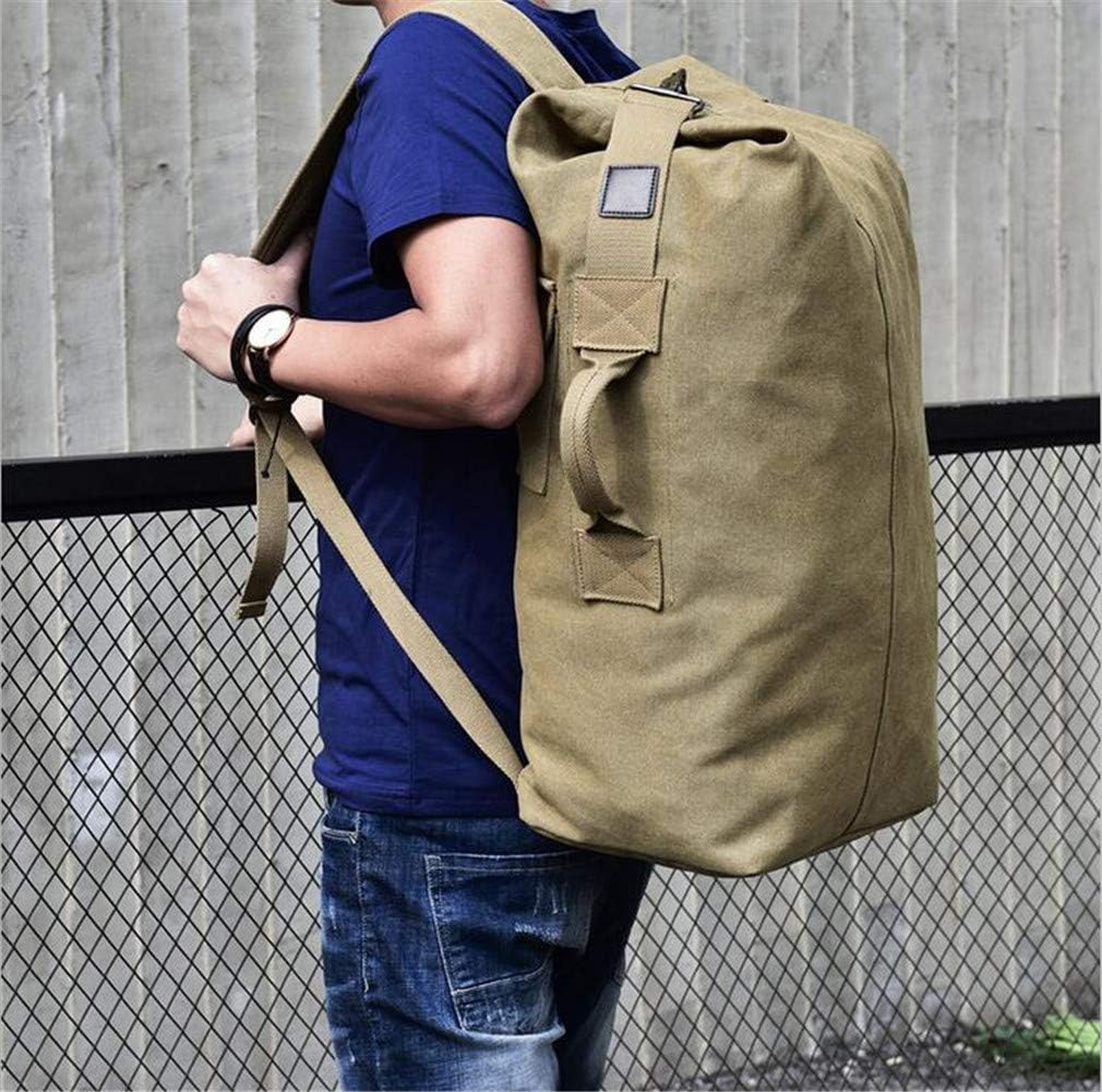 Military Duffel Bag Top Load Double Strap Canvas Backpack Army Travel Big Size