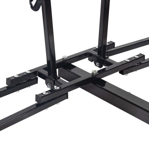 ECOTRIC Hitch Mount Bike Rack 2'' Receiver Bicycle 2-Bike Rack for SUV Van Truck Car RV Minivans, 200 LBS Capacity Platform Style for Mountain Bike E-Bike Steel
