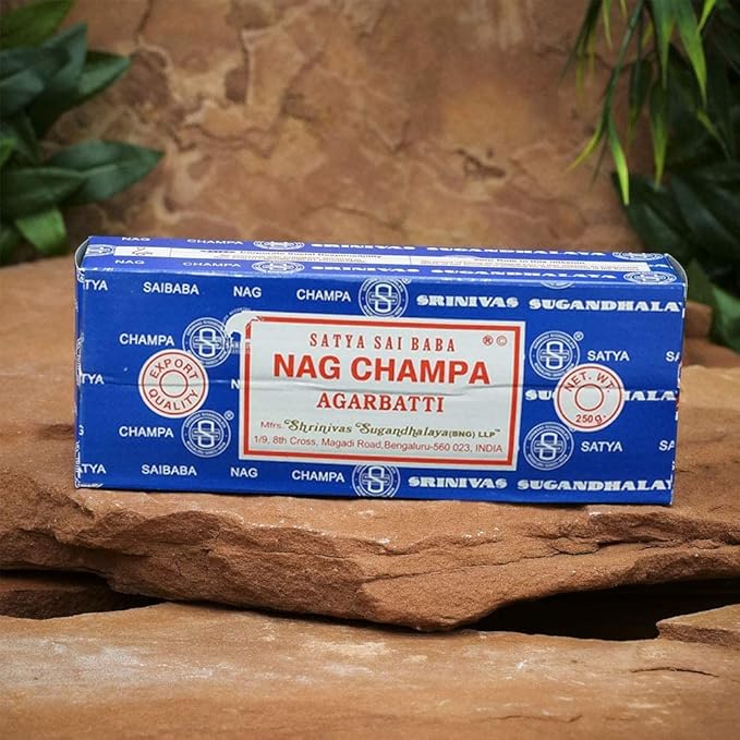 Satya Nag Champa 500g Bulk Incense Sticks for Outdoor Indoor Bedroom Worship Fragrance Stick for Positivity Meditation, Relaxation, Yoga, Healing (Approx 500 sticks)