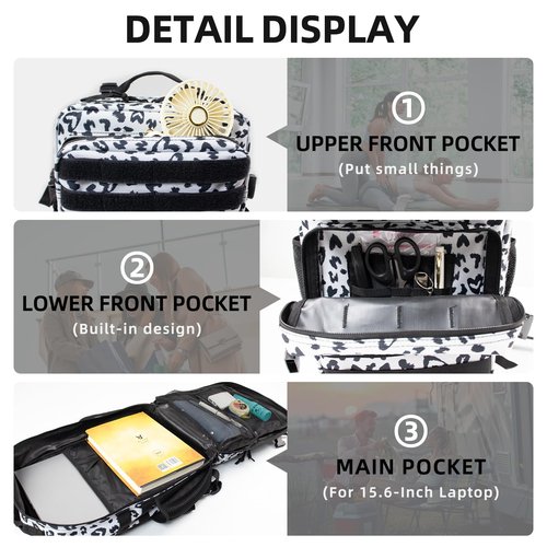 CtopxCone 25L Small Military Tactical Backpacks For Men Camping Hiking Trekking Daypack With Bottle Pouch Bug Out Bag Lage MOLLE DayPack - 25L Heart Print Work Pack Daily Backpack