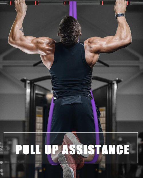 OUTDOXY Resistance Bands, Pull Up Assistance Bands Set of 5, Exercise Bands for Men & Women, Heavy Duty Stretch Exercise Bands, Resistance Bands for Working Out, Muscle Training