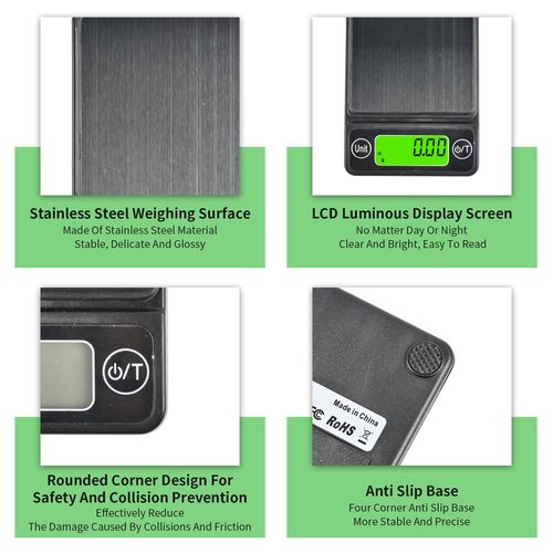 FENJANER Archery Scale with Arrow Holder - Large Backlight LCD Display - Easy to Read - 3086 Grains x 0.1gn - 200 Grams x 0.01g - Including Batteries