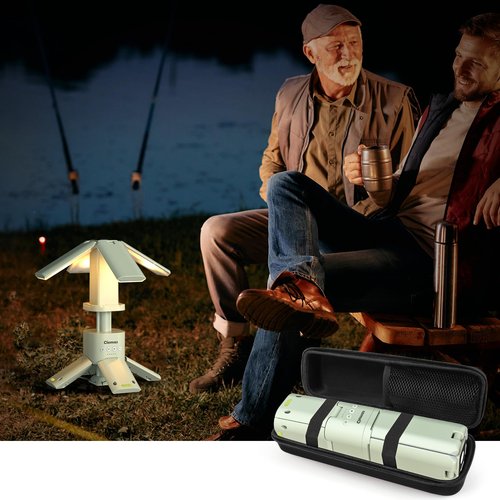 Clemas Storage Case for Clemas, BougeRV, SakerPlus, and DUSKTEC Telescopic Camping Light and Led Multifunction Magnetic Lanterns, Rechargeable Outdoor Camping Lantern Bag-(Box Only)