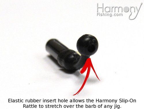 Harmony Fishing - Slip-On Low Profile Jig Rattles (10 Pack)