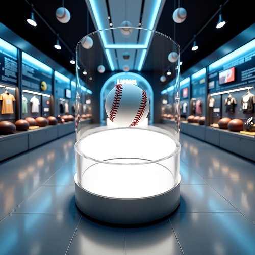 Transparent Acrylic Display Stand Clear Holder，Be used for Memorabilia Display and Storage Plastic Round Display Stands for Golf Ball Baseball Softball Tennis Football Ball Storage Holder Rack