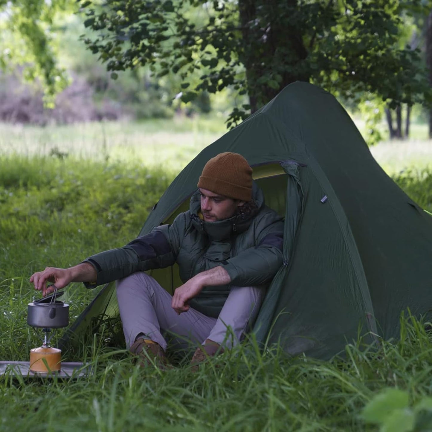 Naturehike Cloud-Up 1 Person Tent, Lightweight Backpacking Tents for One Man, Waterproof Ultralight One Person Tent for Camping Hiking Backpacking