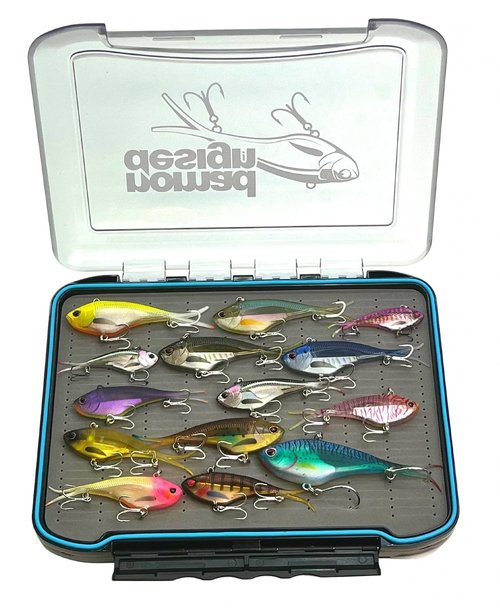 Nomad Design Double Sided Storage Tackle Box, Fits 75-150mm Vertrex & Squidtrex Vibes