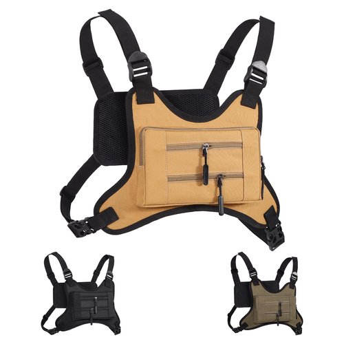 Lorpect Sports Chest Bag, Lightweight Running Chest Pack, Running Vest Bag With Phone Holder For Workouts Running